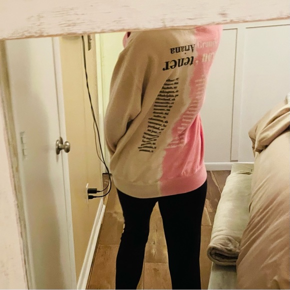 Ariana Grande World Tour Thank You Sweet Split Concert Merch Crewneck Sw… - Picture 7 of 16